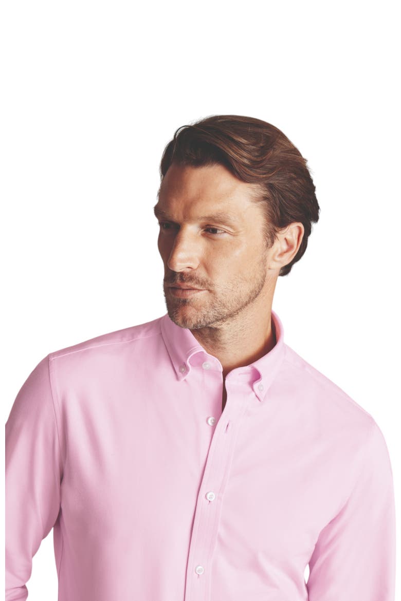 4 Way Stretch Jersey Shirt, Alternate, color, Light Pink