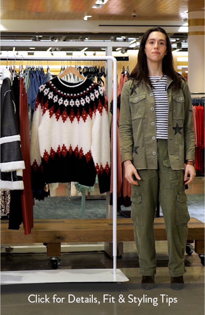 Astrid Fair Isle Turtleneck Sweater, sales video thumbnail