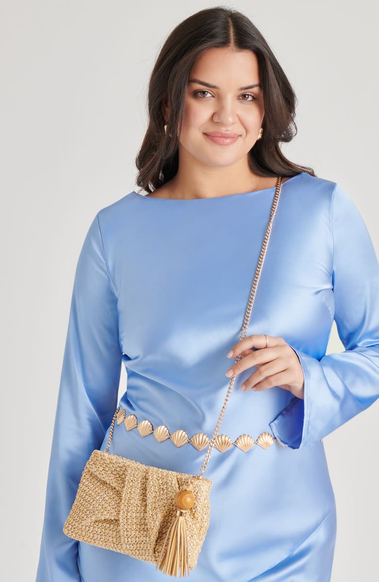 Dolce Vita Lorena Clutch, Alternate, color, Natural