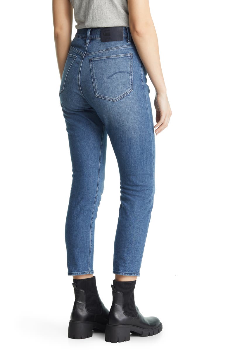 G-STAR Virjinya High Waist Slim Fit Jeans, Alternate, color, 