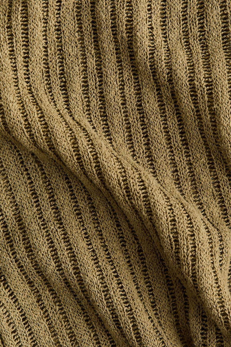 Rib-knit Pants, Alternate, color, Khaki green