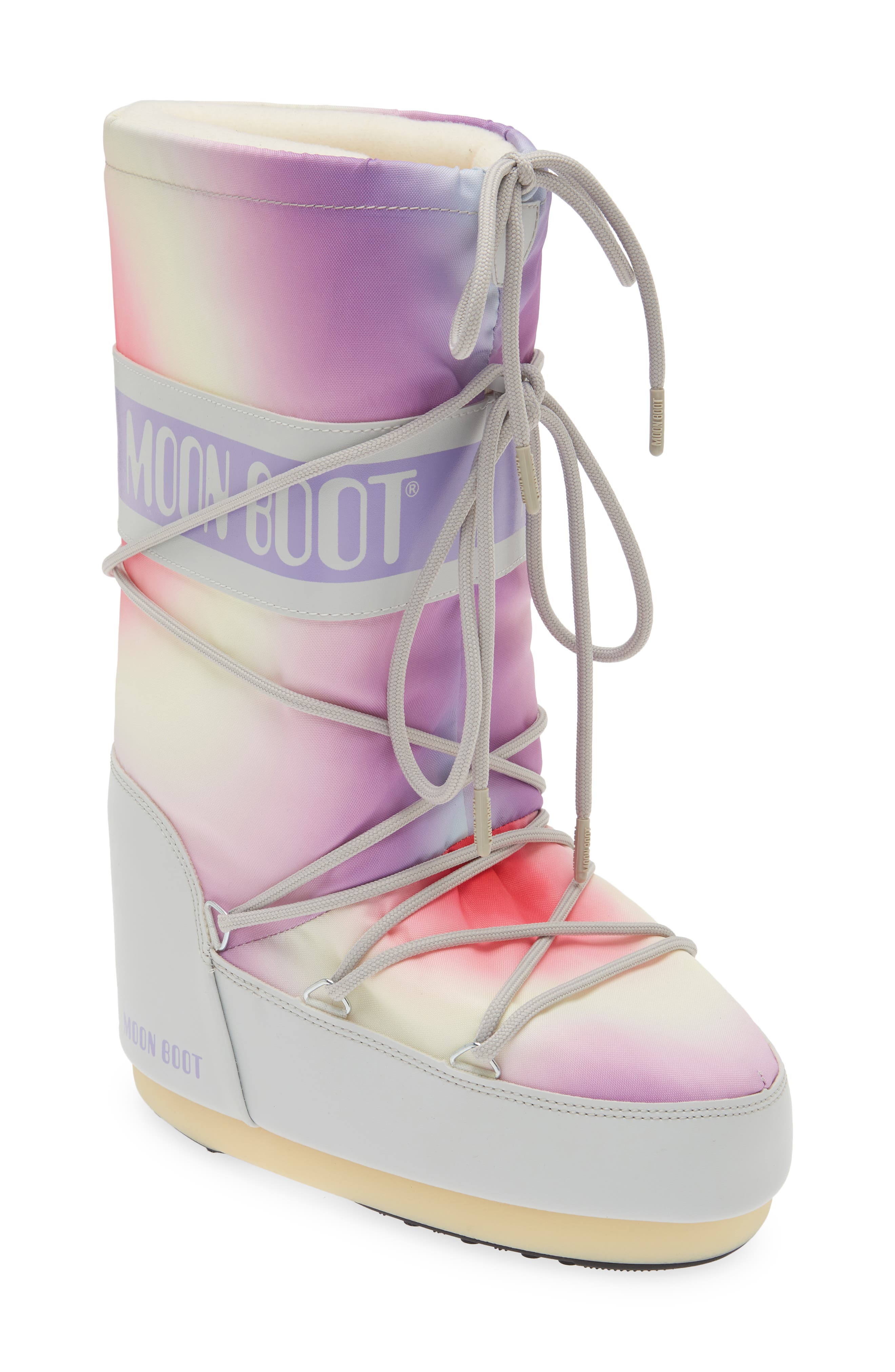 Moon Boot<sup>®</sup> Tie Dye Icon Water Resistant Moon Boot<sup>®</sup>, Main, color, 