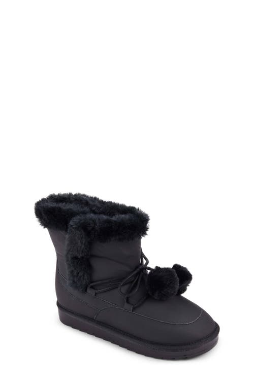 Yosi Samra Kids' Miss Snow Fluff Boot In Black