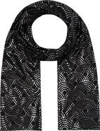 Kurt Geiger London Metallic Rainbow Oblong Scarf