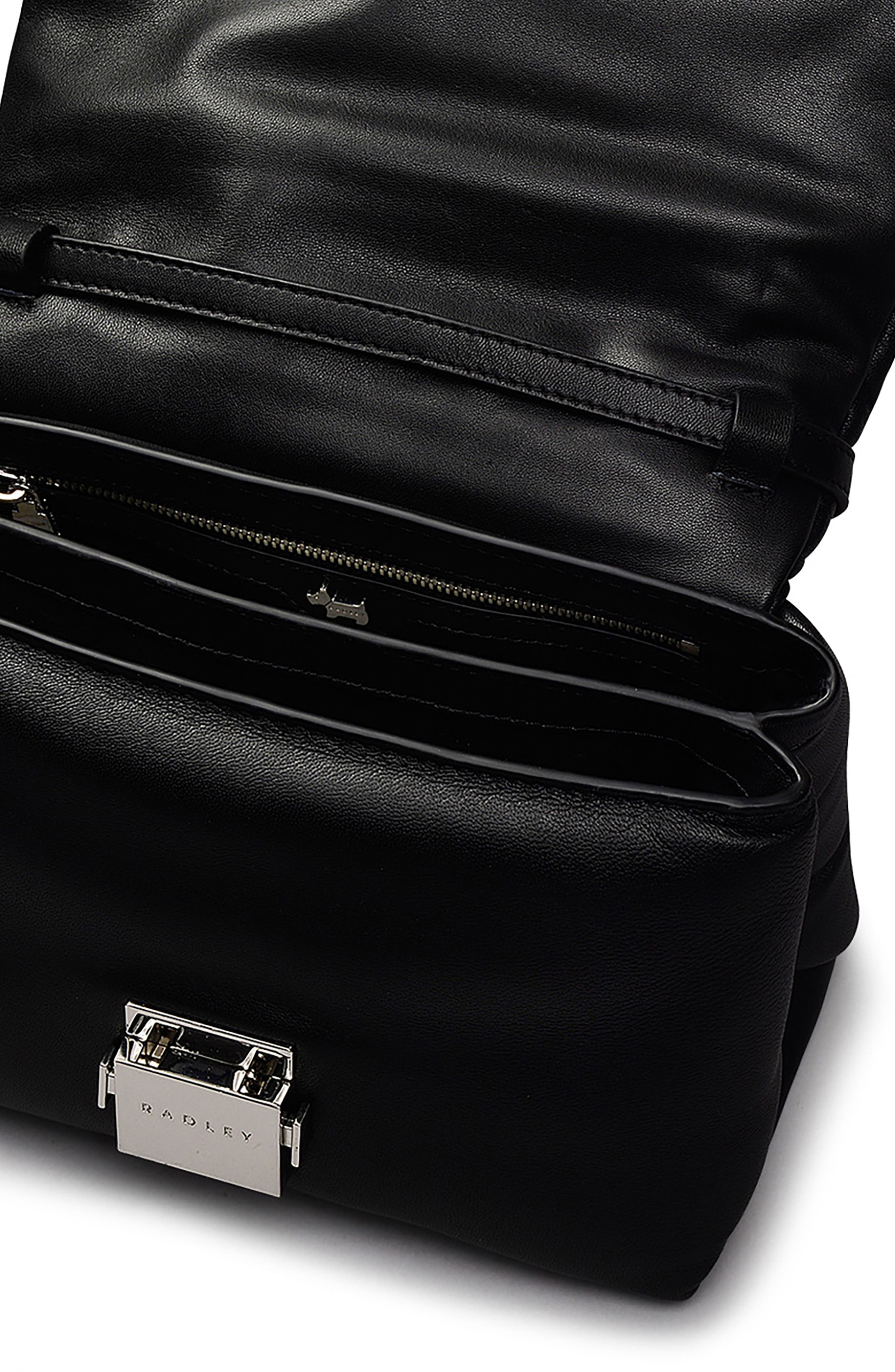 Radley Bond Court Small Flap Crossbody Bag, Alternate, color, Black