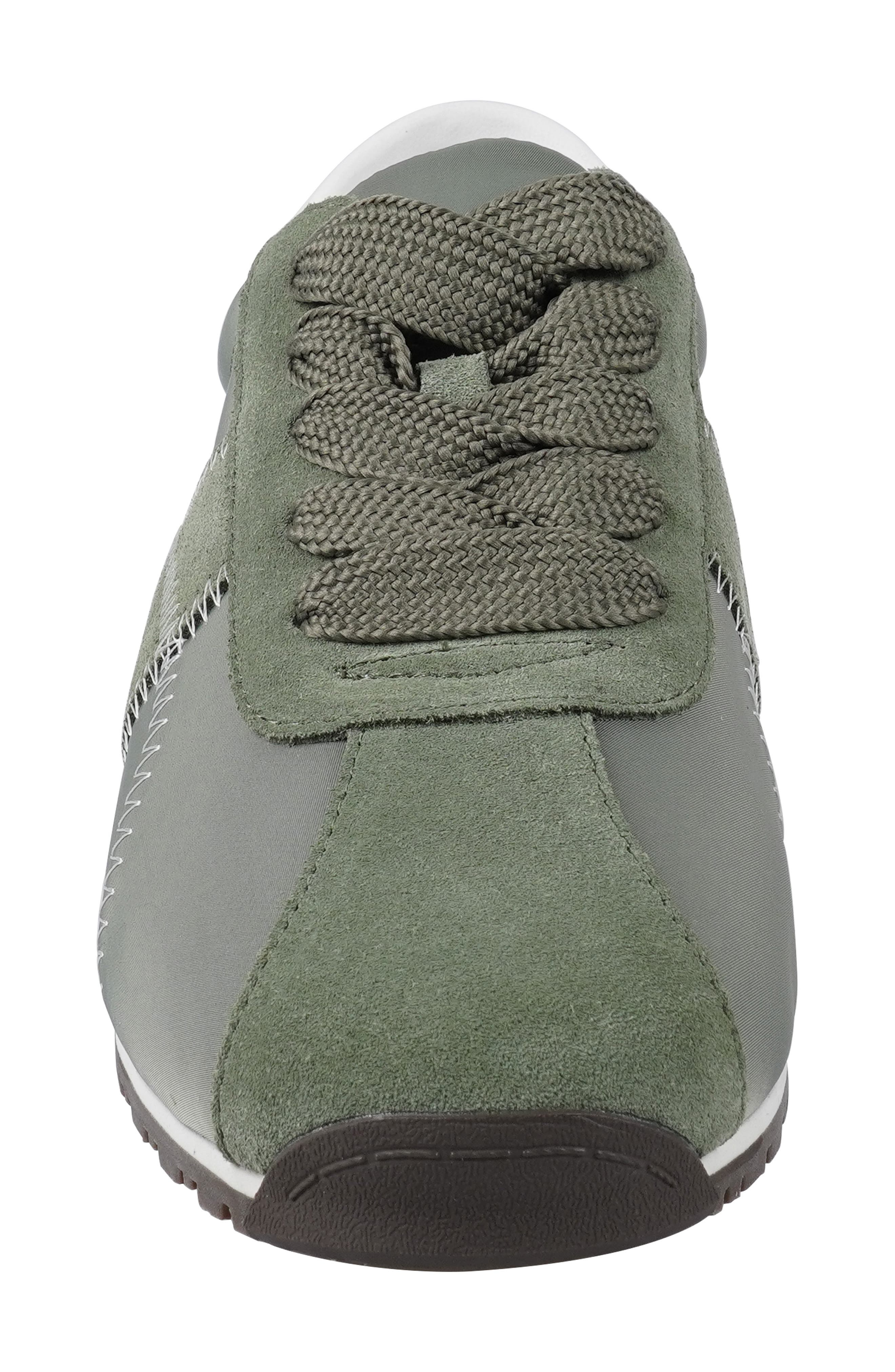 National Comfort Sneaker, Alternate, color, Olive Suede