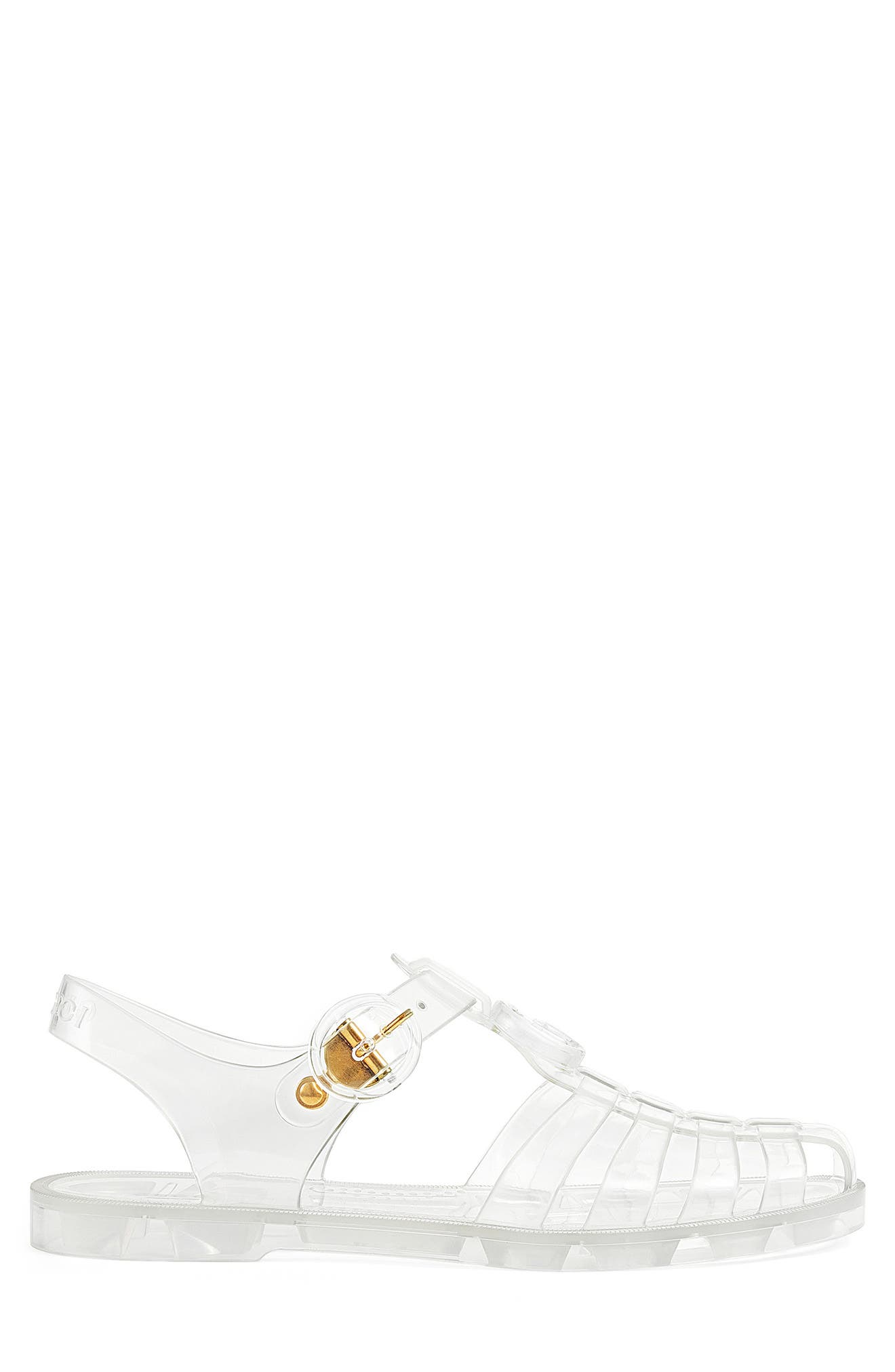 Gucci Jelly Fisherman Sandal, Alternate, color, 