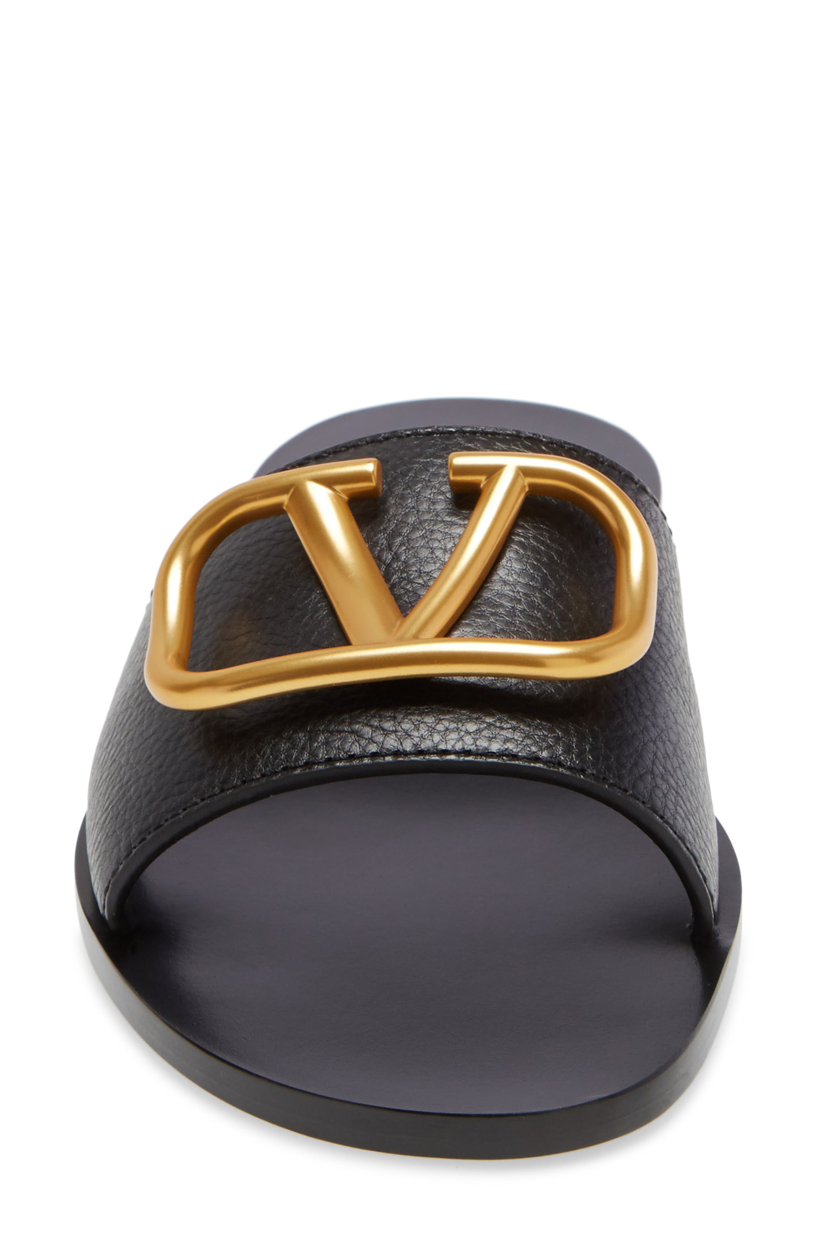 VLOGO Slide Sandal, Alternate, color, BLACK