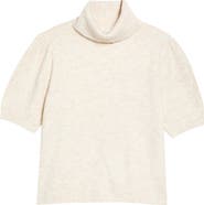 CeCe Turtleneck Short Sleeve Sweater
