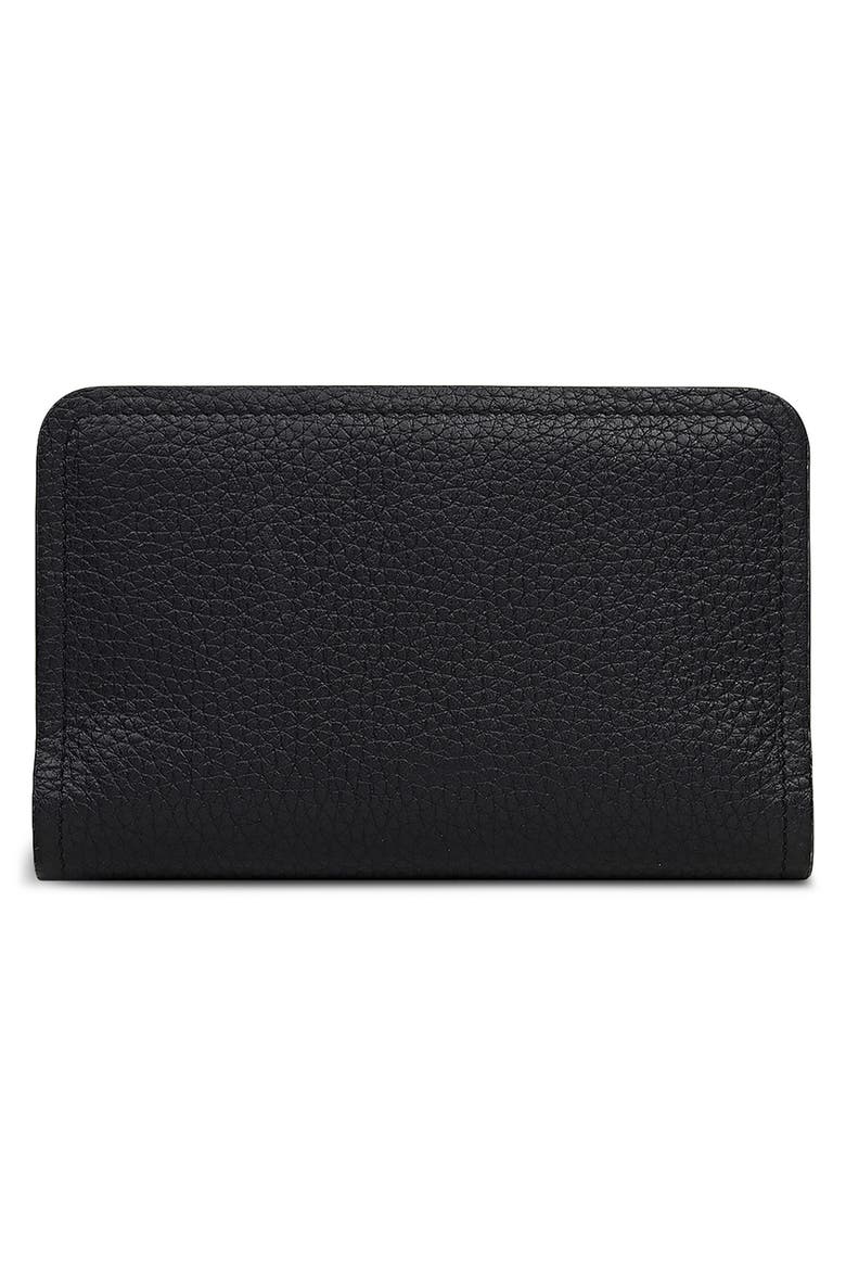 Elm Avenue Leather Bifold Wallet, Alternate, color, BLACK