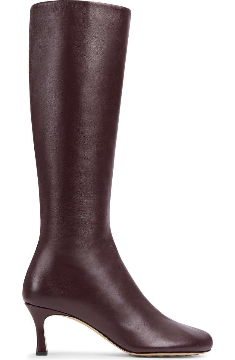 Bottega Veneta Rana Knee High Boot, Main, color, 2241 Dark Barolo