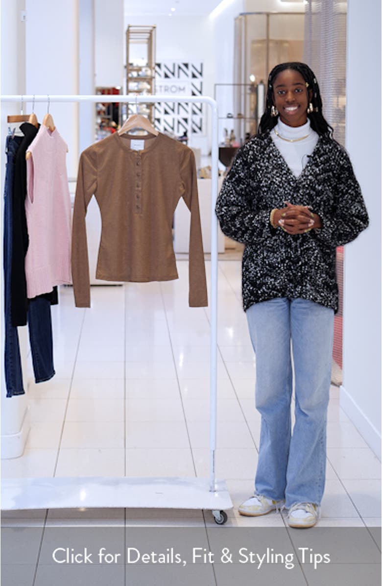 Harriet Knit Henley Top, sales video thumbnail