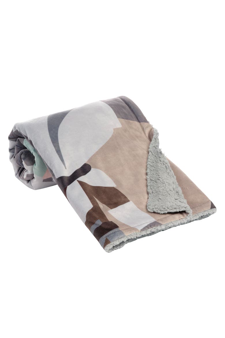 Star Wars The Kids with Me Grogu/The Child/Baby Yoda Baby Blanket, Alternate, color, Grey