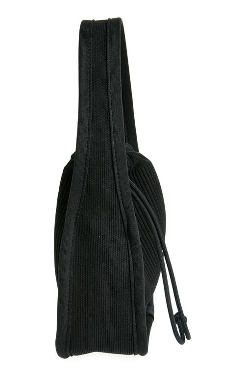 Alexander Wang Ryan Large Bag In Ribbed Knit In 001 Black
