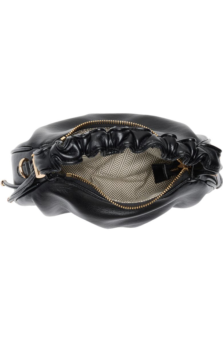 URBAN EXPRESSIONS HANDBAGS Scrunched Handle Crossbody Bag, Alternate, color, Black