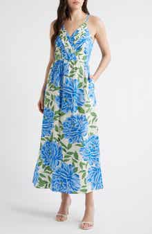 Floral Cotton Midi Dress