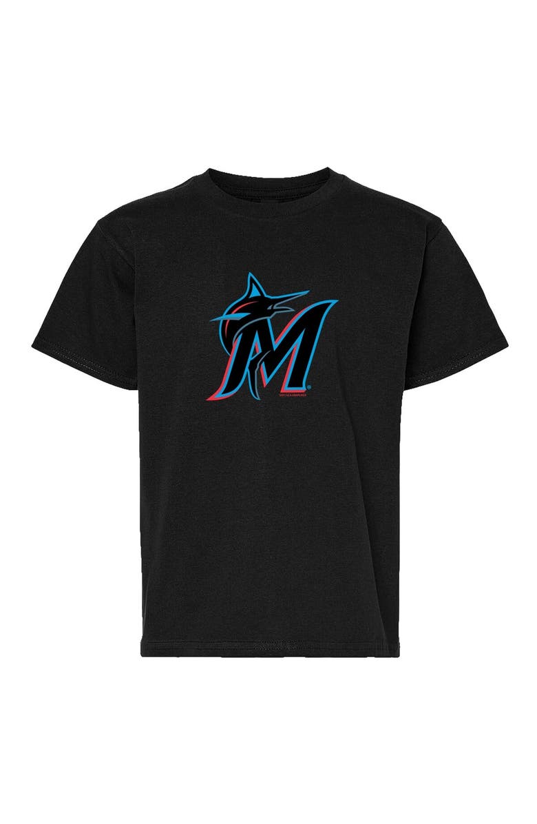 SOFT AS A GRAPE Youth Soft as a Grape  Black/Gray Miami Marlins Two-Pack T-Shirt Set, Alternate, color, Black