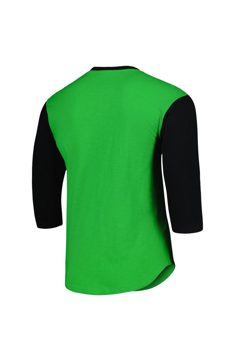 Mitchell & Ness Men's Mitchell & Ness Green Austin FC Legendary Henley Long Sleeve T-Shirt, Alternate, color, 