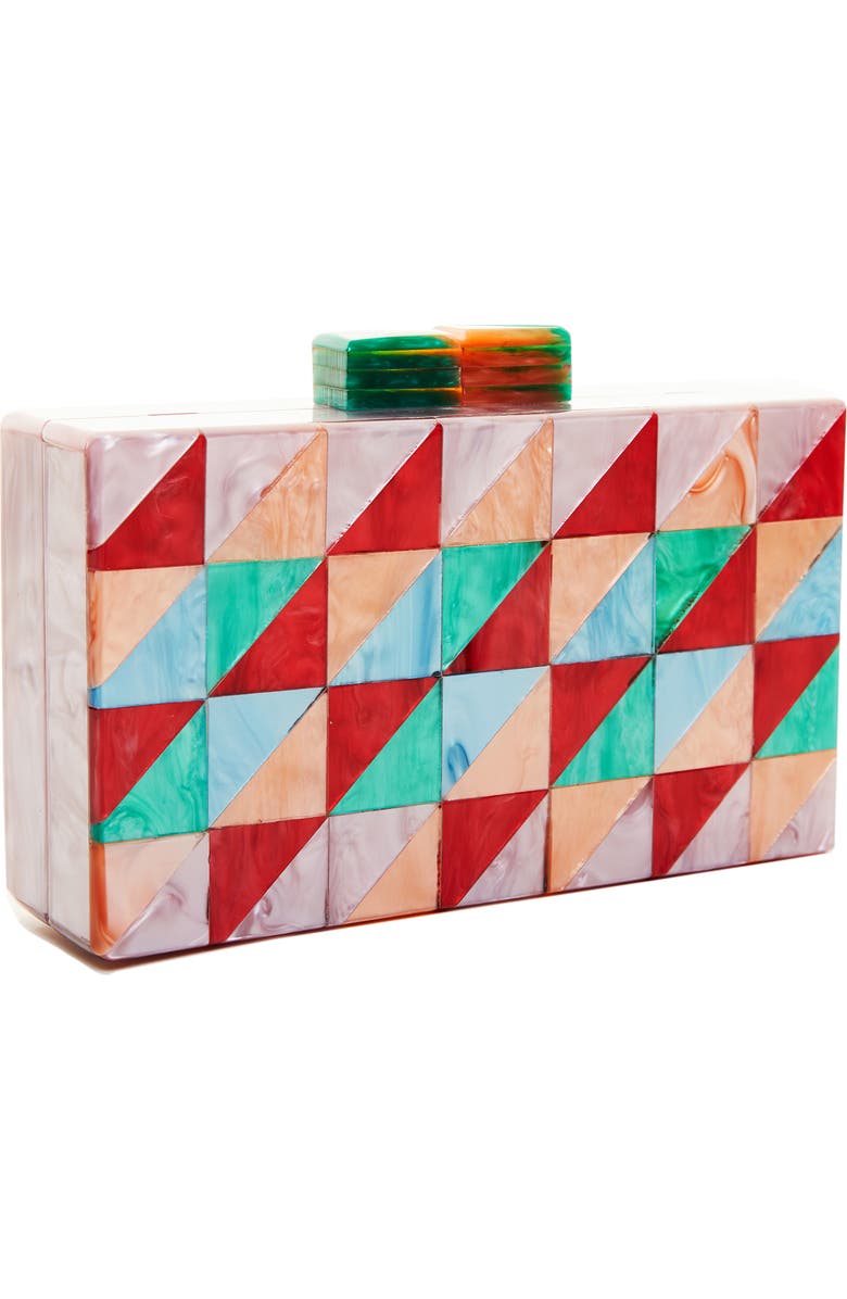Like Dreams Geometric Box Clutch, Alternate, color,