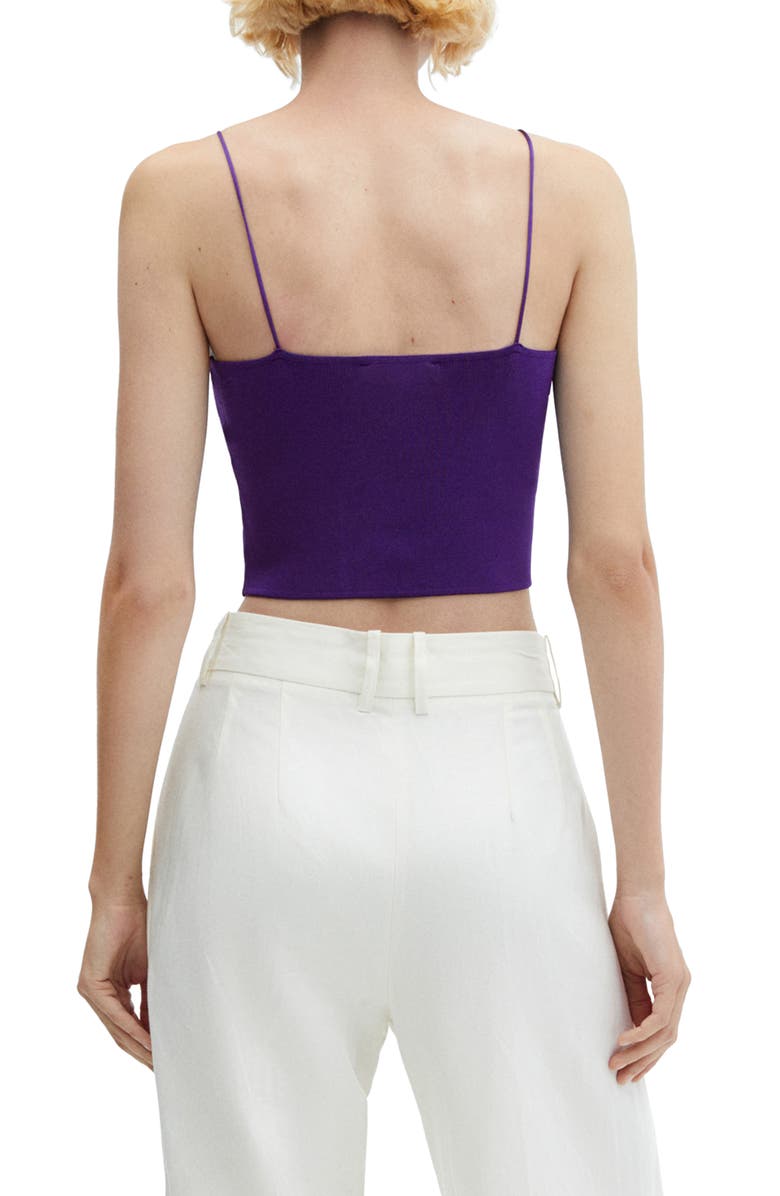 MANGO Rib Crop Top, Alternate, color, 