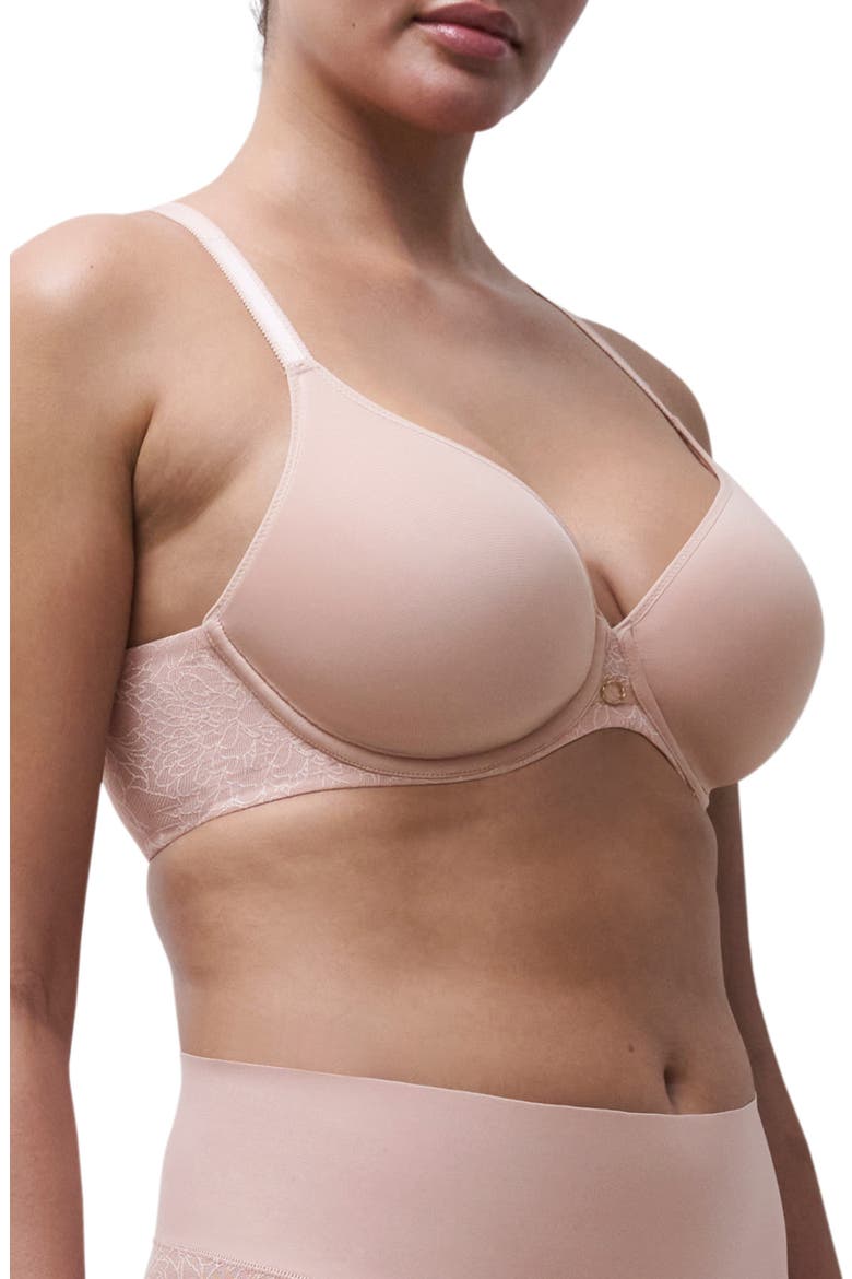 Belle Underwire Sexy Solution Plunge Bra, Alternate, color, ROSE