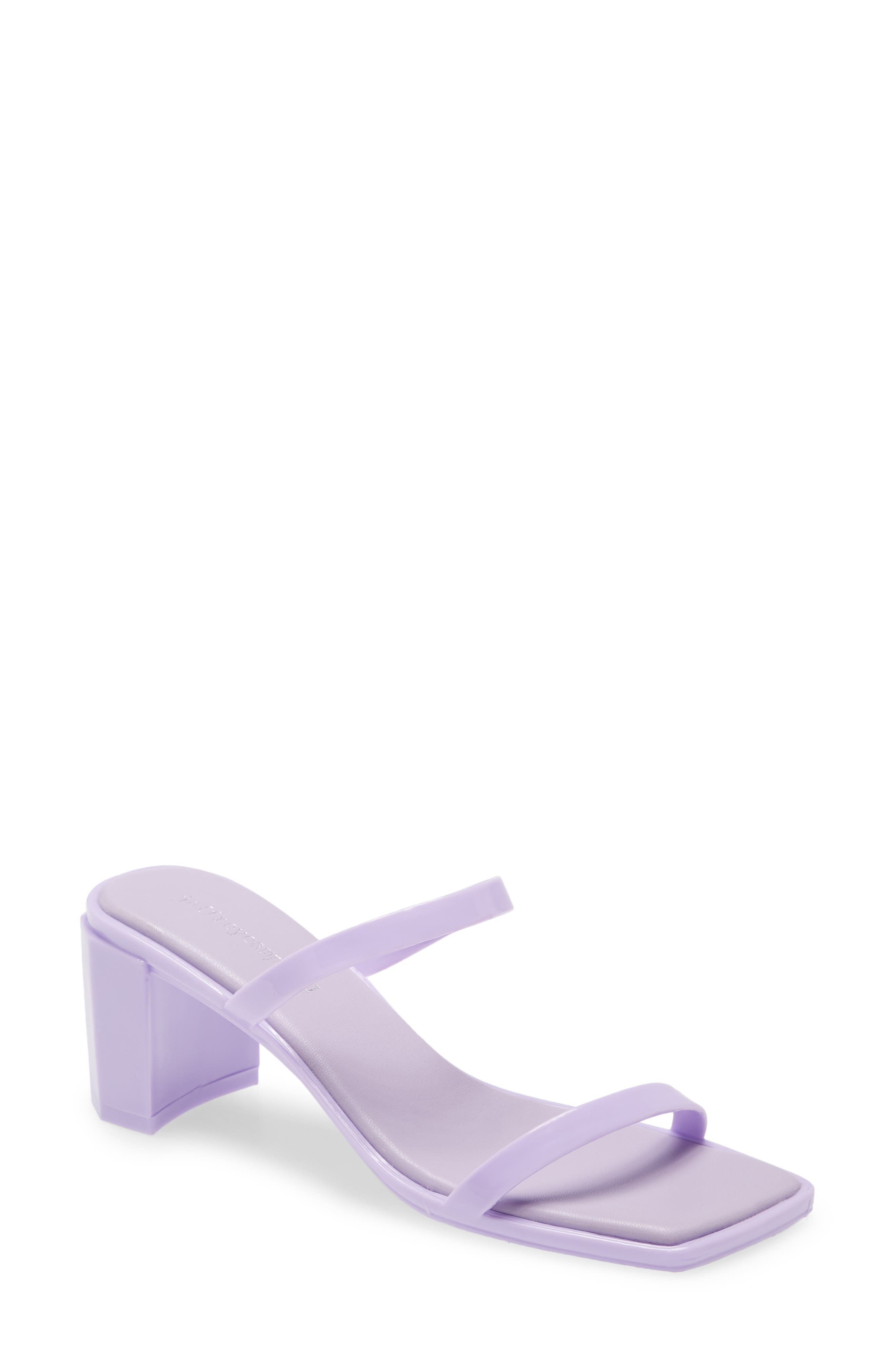 Jamm-3 Jelly Slide Sandal, Main, color, LILAC SHINY