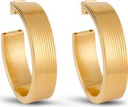 IVI Los Angeles Large Signora Hollow Hoop Earrings