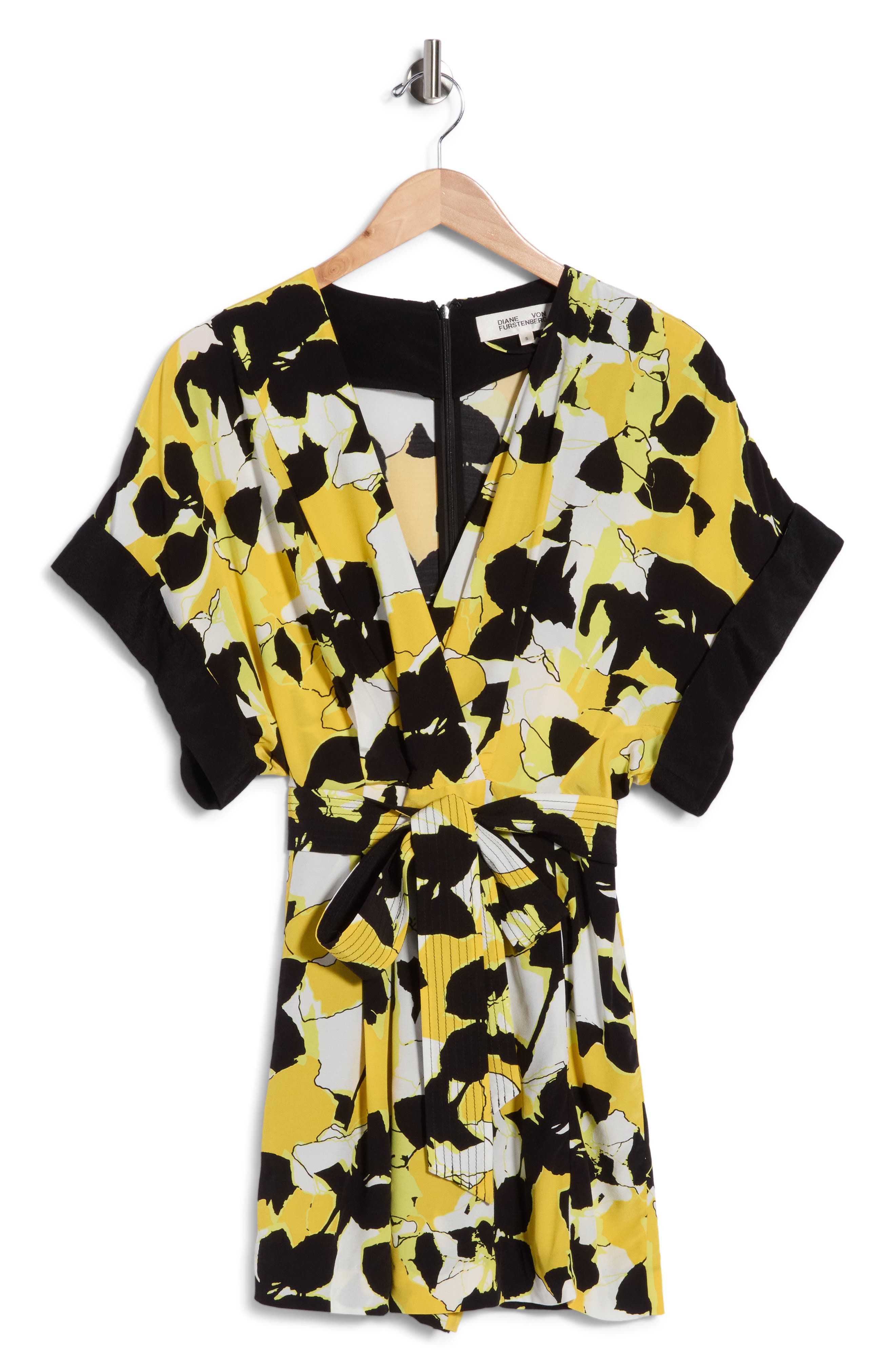 Diane von Furstenberg Rinna Short Sleeve Romper