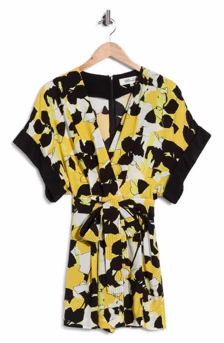Diane von Furstenberg Rinna Short Sleeve Romper