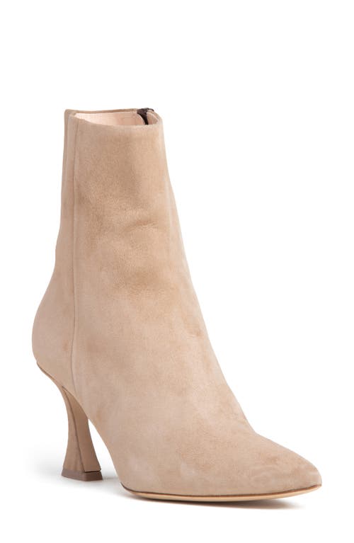 Beautiisoles Soraya Pointed Toe Bootie In Camel