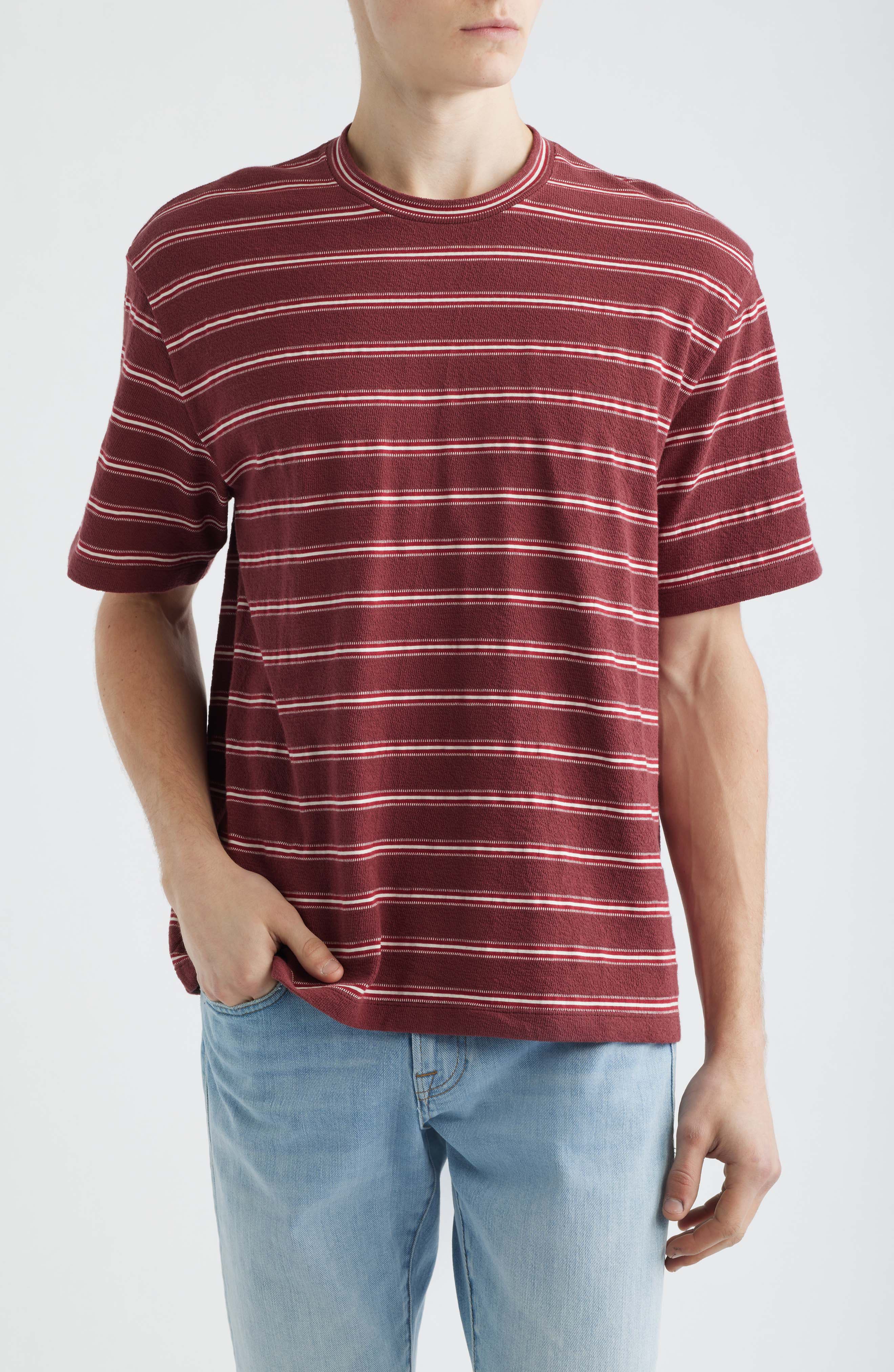 selected STRIPE DUSTY MERLOT
