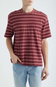 Madewell Boxy Jacquard Stripe T-Shirt