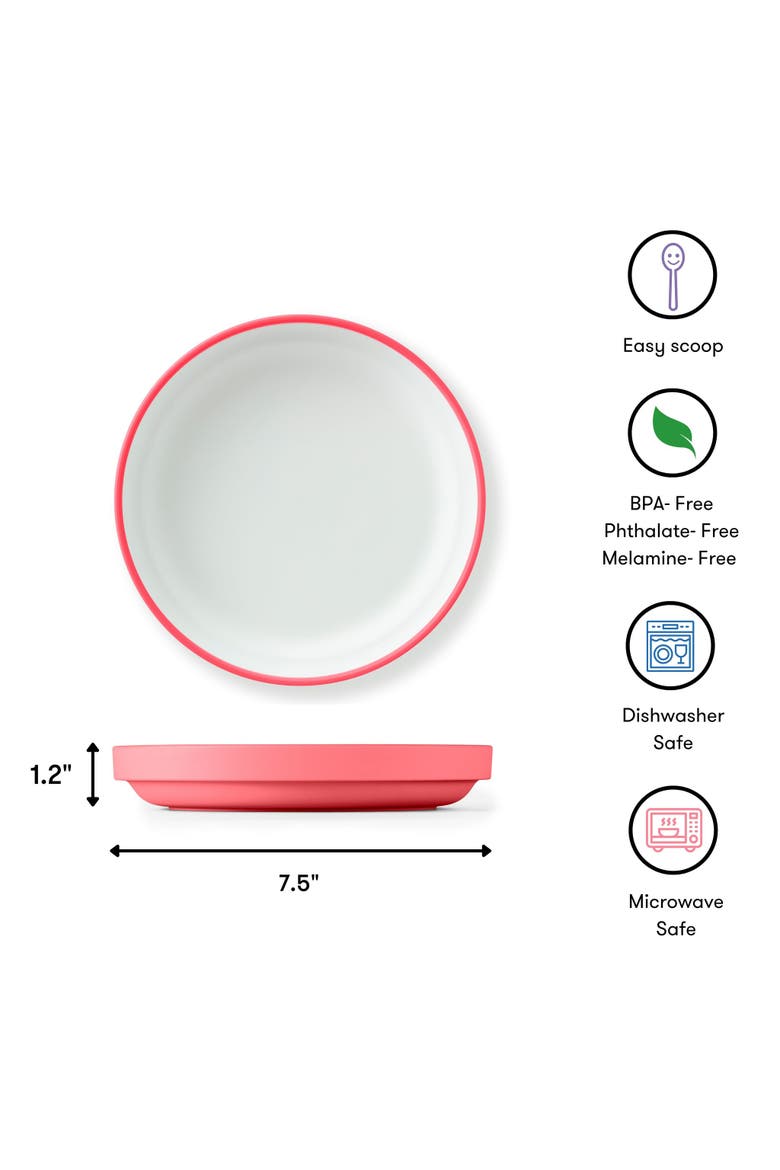 Easy Scoop Plate Set, Alternate, color, Pink