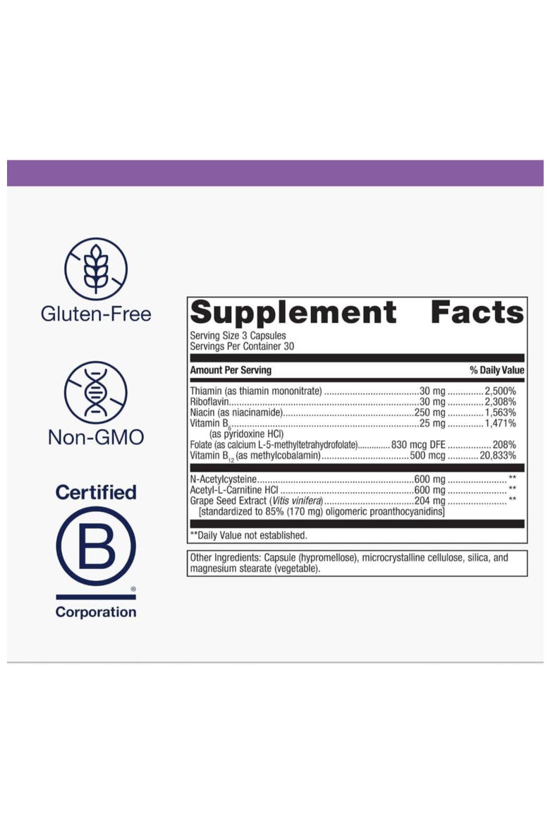 Methyl Care Brain and Nerve Health Supplement 120 Count, Alternate, color, None