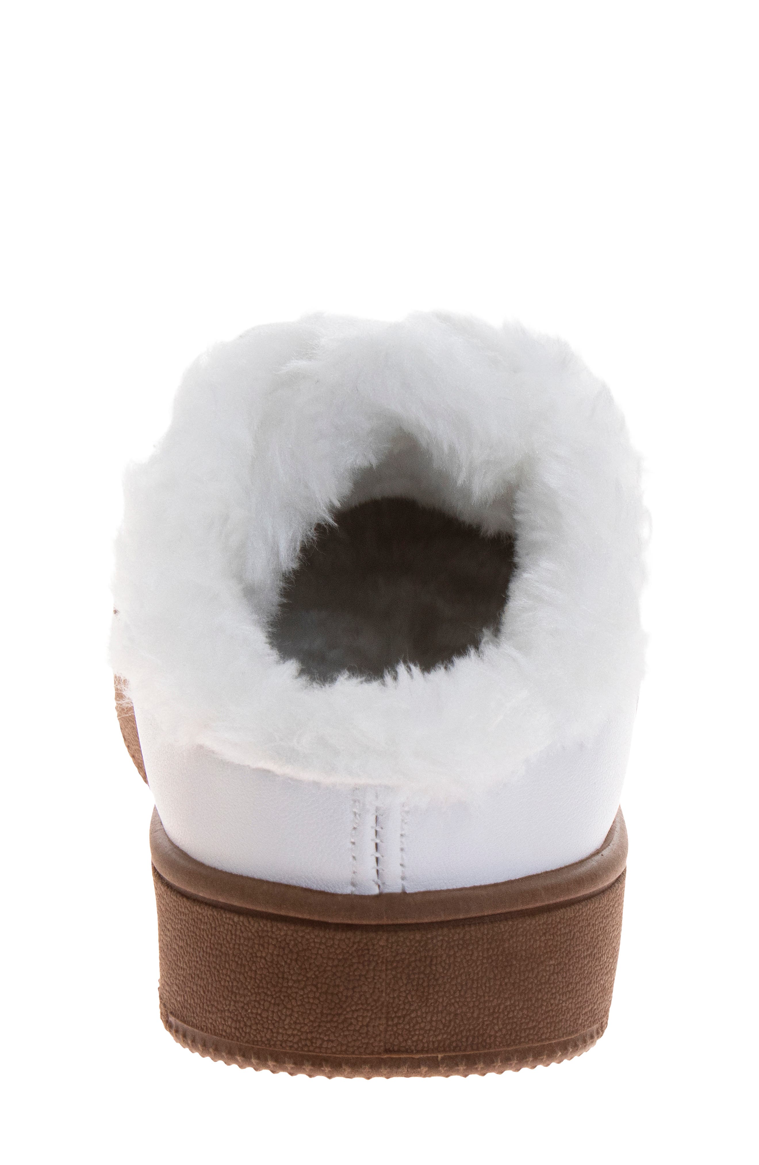 Kids' Faux Fur Slip On Sneaker, Alternate, color, WHITE BEIGE