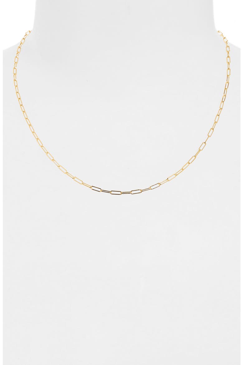 Mini Lola Chain Necklace, Alternate, color, 14K YELLOW GOLD