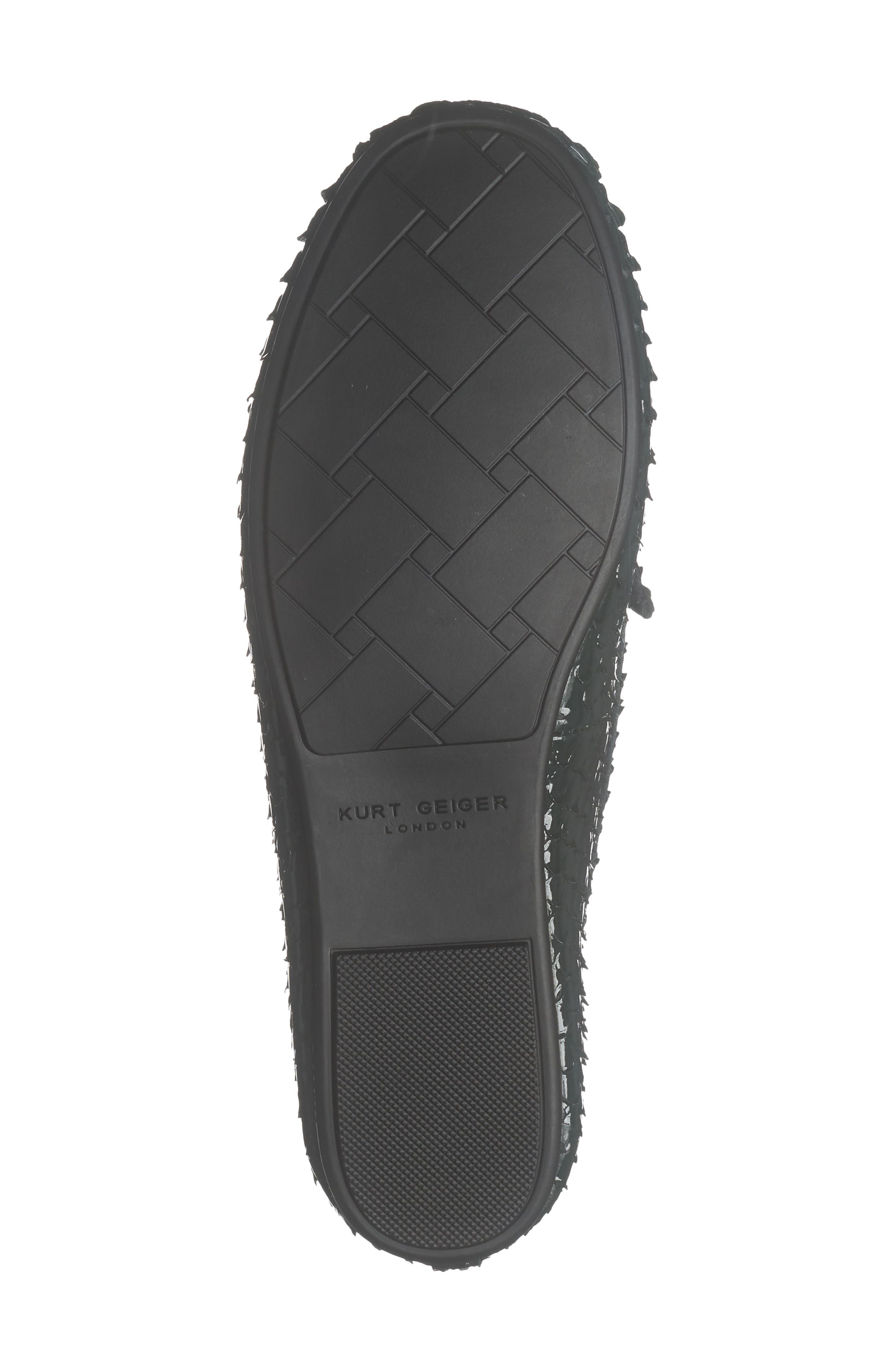 KG Kurt Geiger Chelsea Scale Loafer, Alternate, color, Dark Green