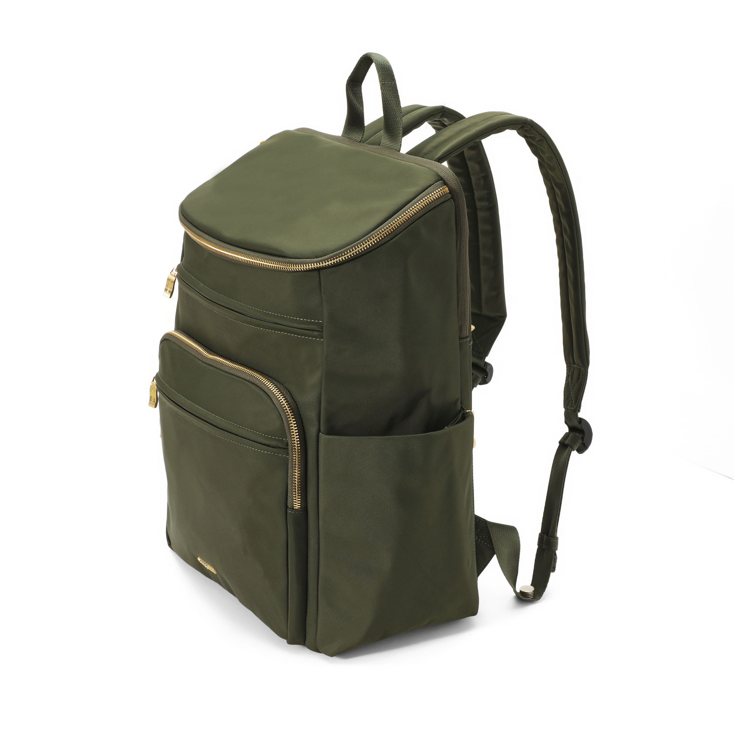 Lexington Backpack, Alternate, color, Olive Twill W/ Gold Hardware
