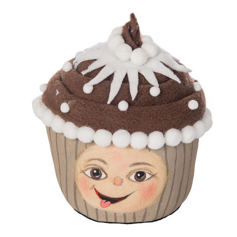 Clarence Cupcake Gathered Traditions Joe Spencer's Figurine Doll 6.5"