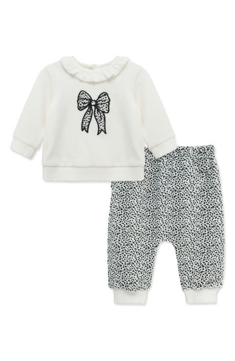 Geo Bow Shirt & Joggers Set (Baby)