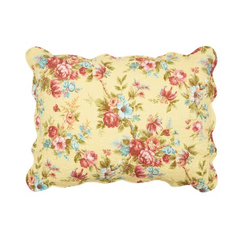 20" x 26" Rosemary Cotton Standard Sham - Machine Washable