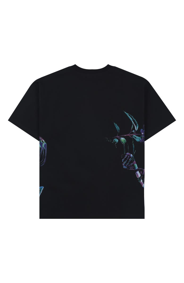 PLEASURES Jellyfish Logo Embroidered Graphic T-Shirt, Alternate, color, 