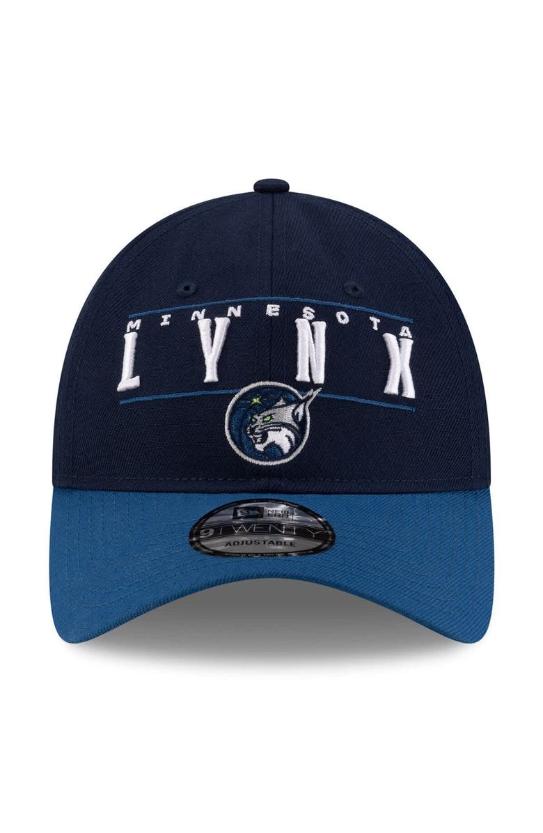 New Era Unisex New Era Navy/Blue Minnesota Lynx 2025 WNBA Draft 9TWENTY Adjustable Hat, Alternate, color, 
