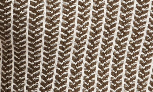 Ted Baker Kolomer Textured Herringbone Polo In Brown