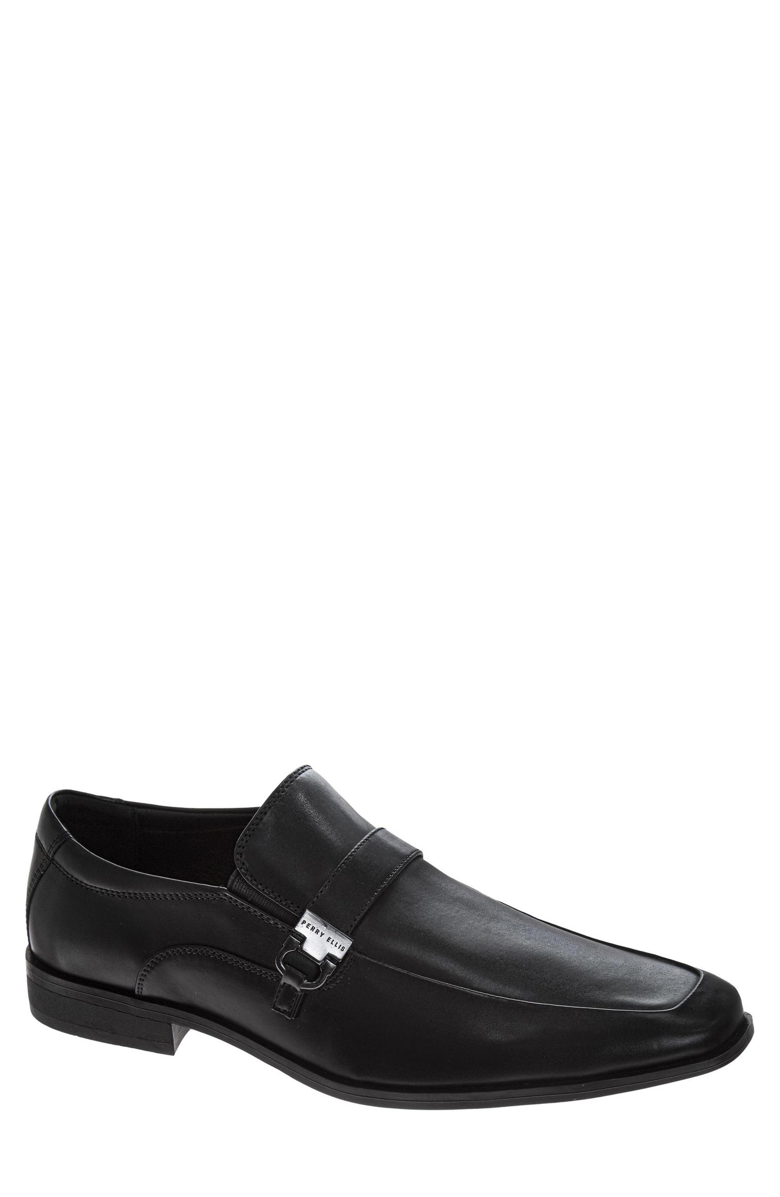 Faux Leather Dress Slip-On