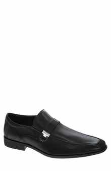 Faux Leather Dress Slip-On
