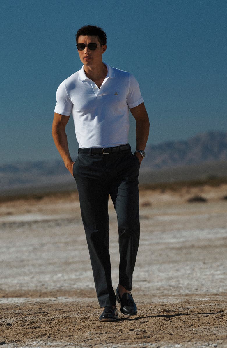 Brooks Brothers Regular Fit Stretch Cotton Advantage Chinos, Alternate, color, Black