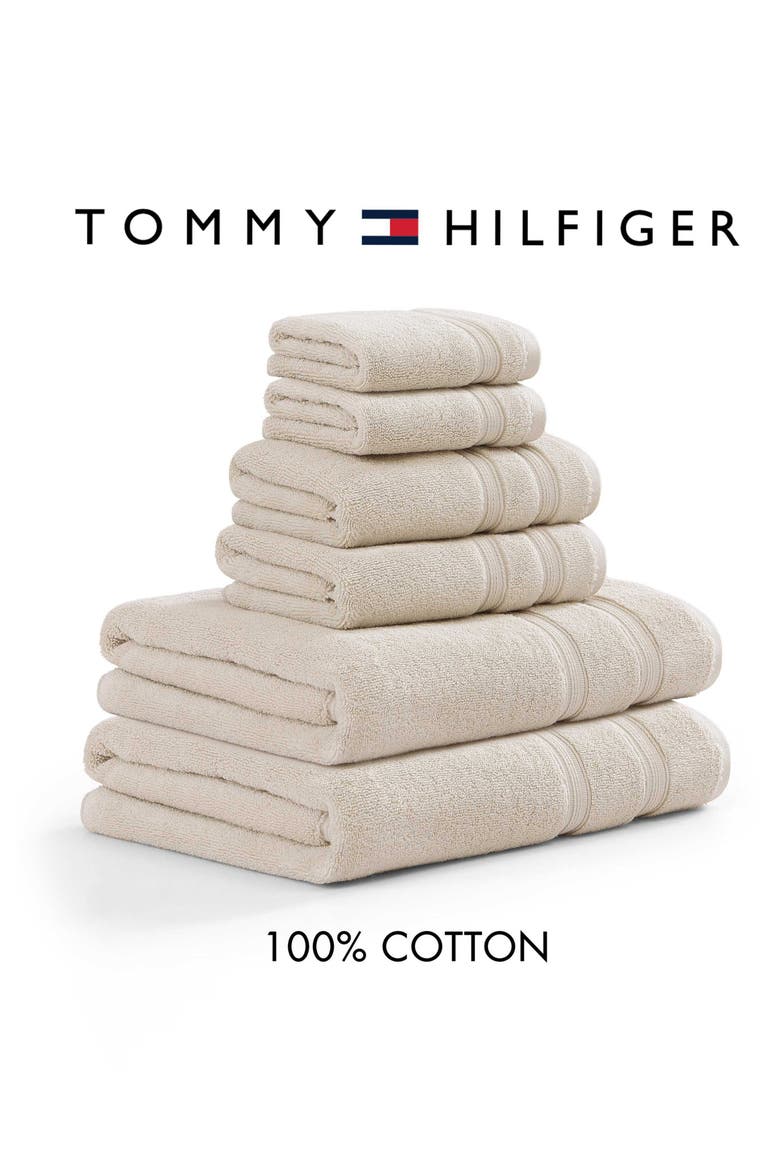 Harborside Terry Towel 6-Piece Towel Set, Alternate, color, BEIGE