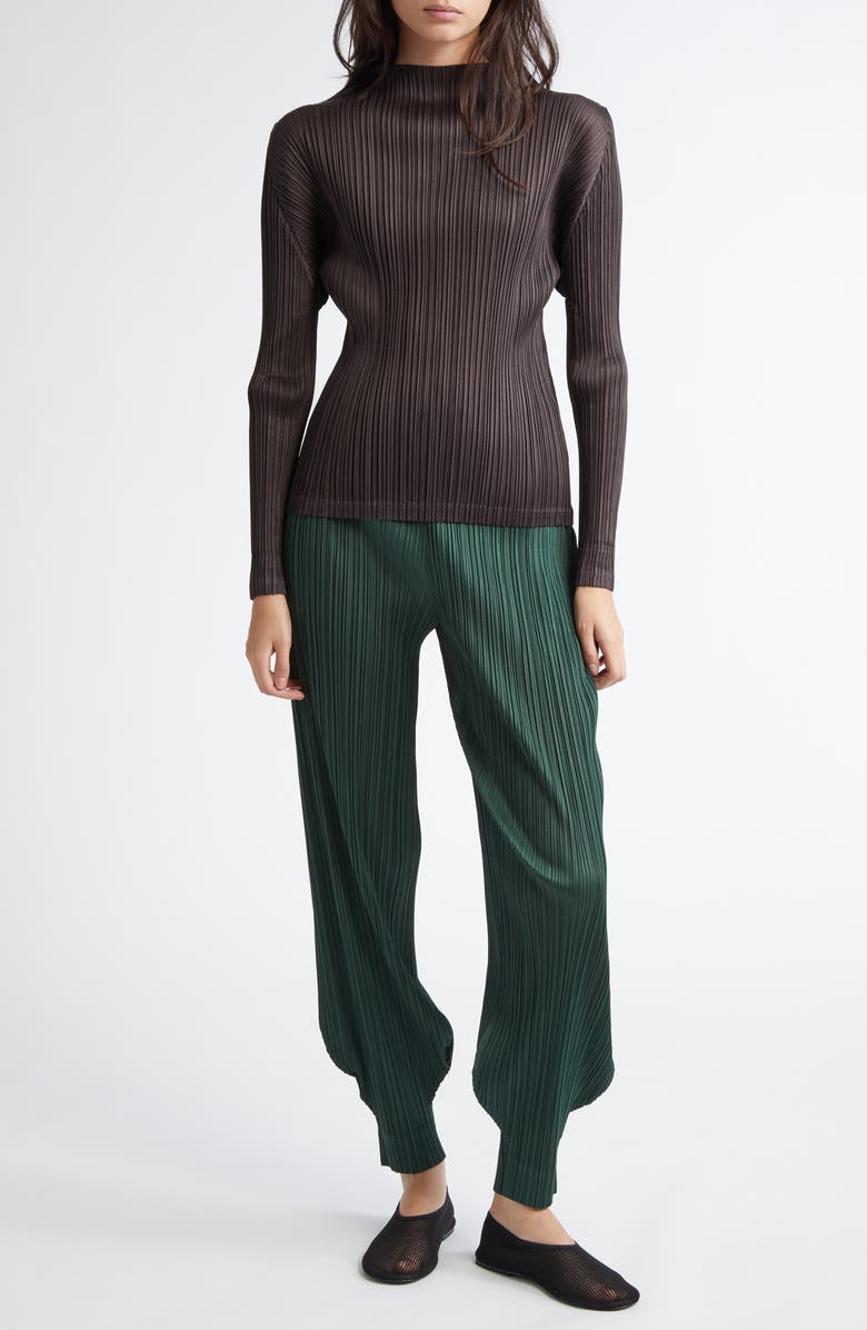 Pleats Please Issey Miyake Monthly Colors October Pleated Pants, Alternate, color,