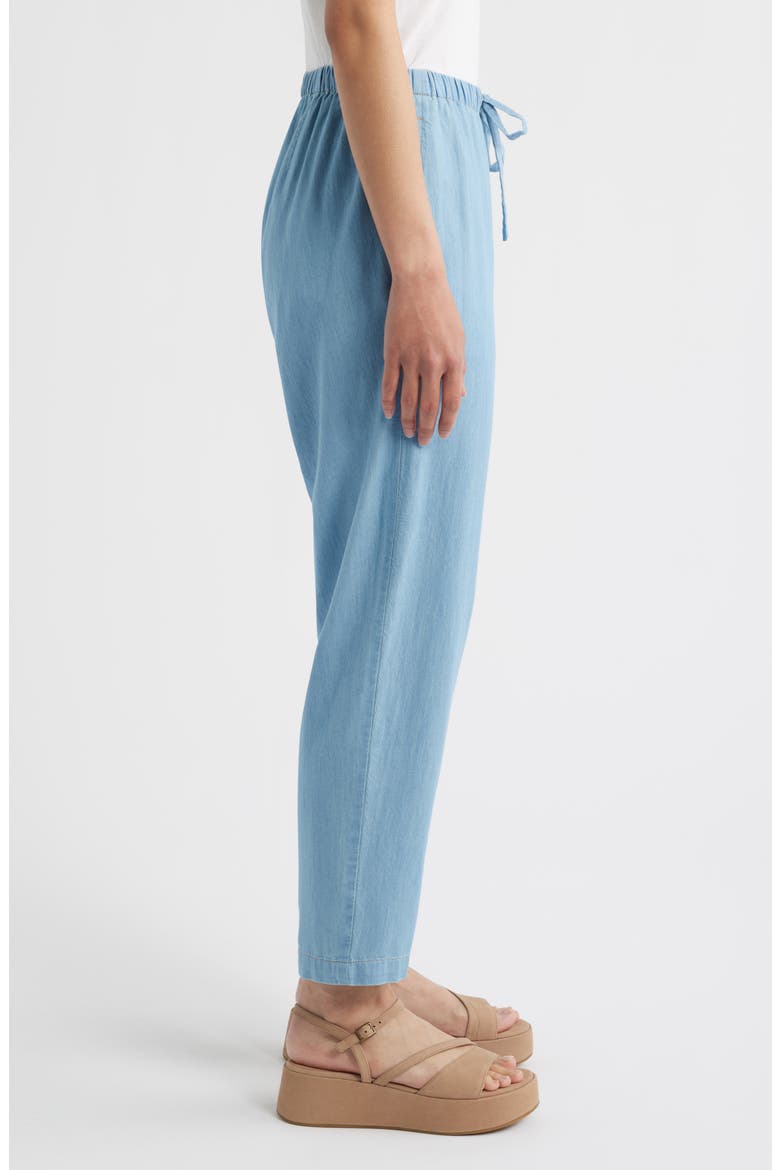 Tapered Ankle Drawstring Pants, Alternate, color, WASHED INDIGO